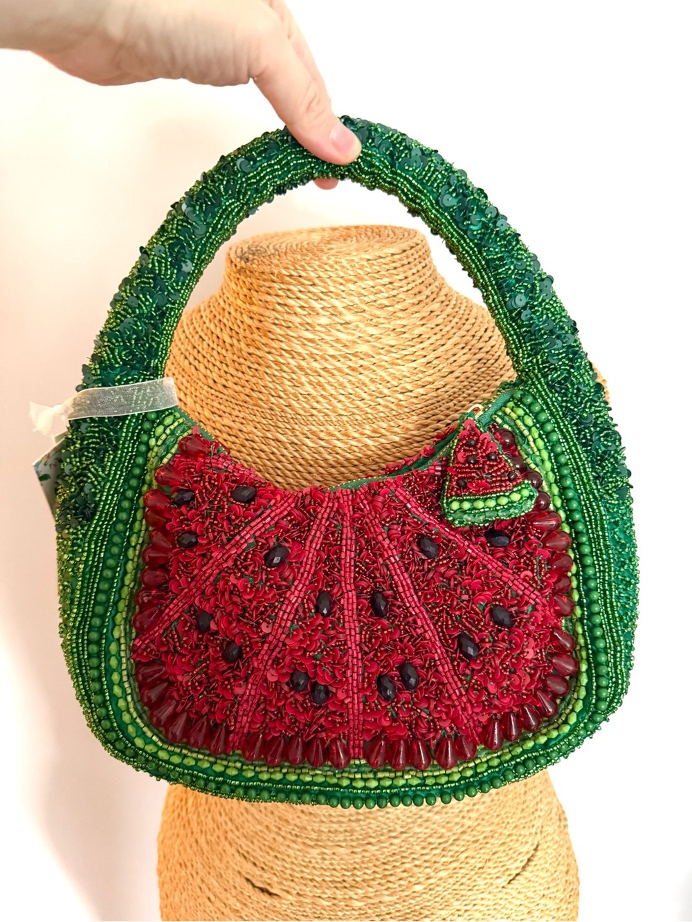 NWT T.J.Maxx Watermelon Beaded Women’s Shoulder Bag
